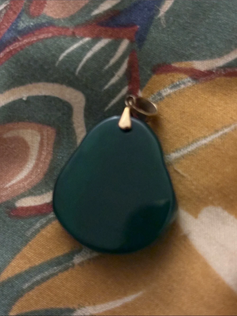 14K Aventurine Laughing Buddha Pendant Necklace